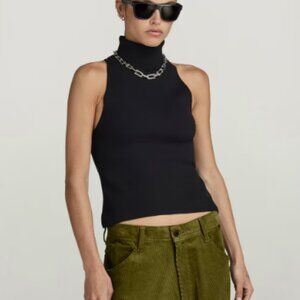 G-Star NY RAW Slim Knitted Top Black Size Medium